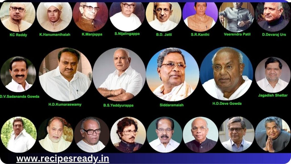 Karnataka Chief Minister List PDF Download